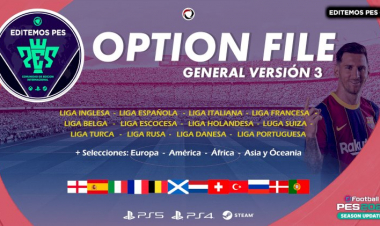 eFootball PES 2021 - YA DISPONIBLE NUESTRO OPTION FILE GENERAL V3