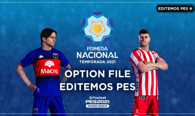 Ya Disponible el Nuevo OF de la Primera Nacional 2021 para PES 2021
