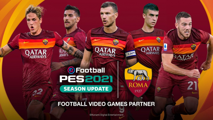 eFootball PES 2021 Season Update | El A.S. Roma es nuevo Partner Oficial de PES 2021