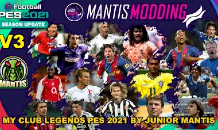MyClub Legends Offline Mode eFootball PES 2021 PS4/PS5/PC V3 By Junior Mantis