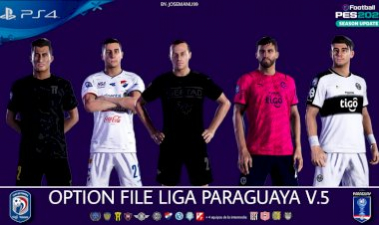 [NUEVO] Option File Liga Paraguaya V5  [GRATIS] | eFootball PES 2021