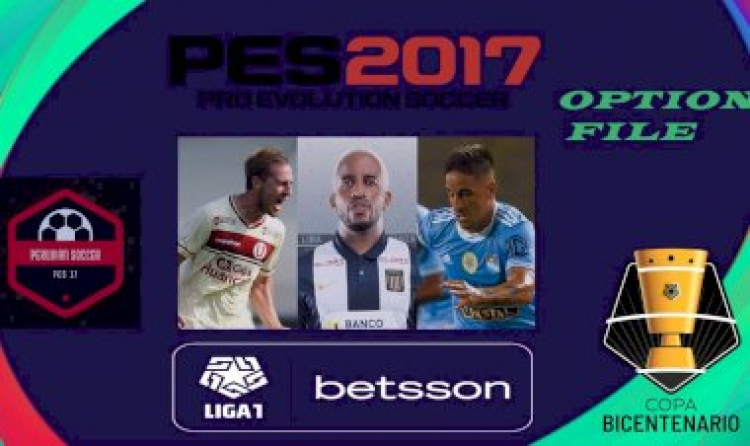[NUEVO] Option File Liga 1 Betsoon [GRATIS] | PES 2017