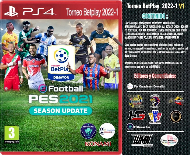 [NUEVO] Ya Disponible el Torneo BetPlay 2022 - 1 V1 para eFootball PES 2021 [GRATUITO]