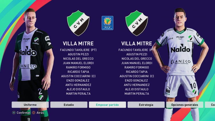Ya Disponible los Kits de Villa Mitre temporada 22/23 para eFootball PES 2021