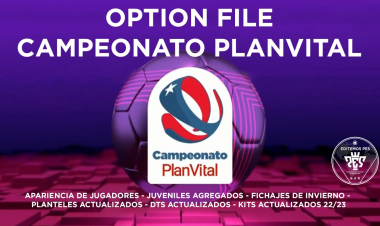 Ya Disponible el OPTION FILE Campeonato Plan Vital 2022