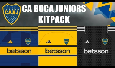 Kitpack de CA Boca Juniors para PES 15/16/17/18 en PS3 - Temporada 2023-24