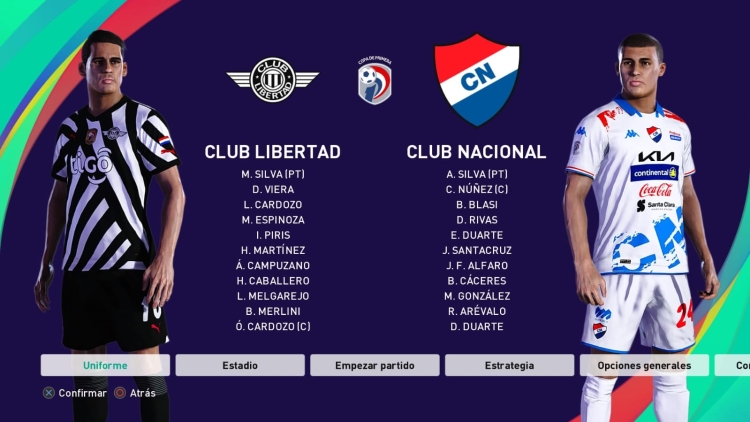 ¡YA DISPONIBLE! Option File  Liga Paraguaya 2024