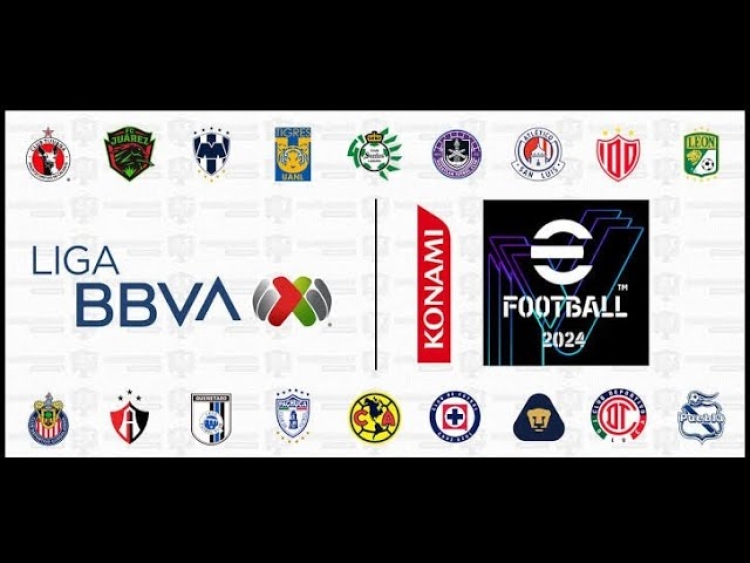 Liga BBVA MX Apertura 2024 para PES2021 y PES2020