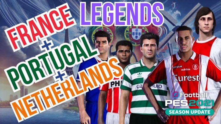 ¡Ya Disppnible! 21 Teams Legends - Francia - Países Bajos - Portugal
