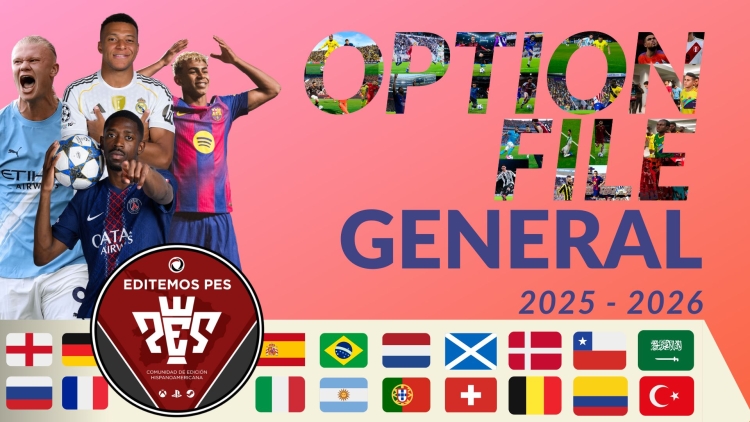 OPTION FILE GENERAL – PES 2021 | EDITEMOS PES
