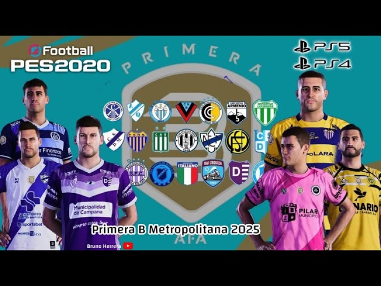 PES 2020 - OPTION FILE – Primera B Metropolitana 2025